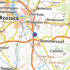 Lage in der gesuchten Region 